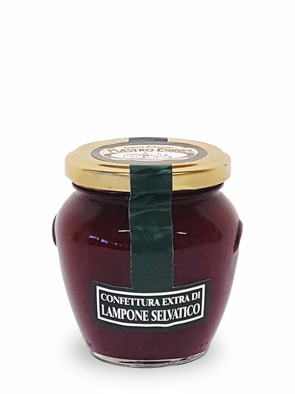 confettura extra di lampone (wild raspberry jam) selvatico di 