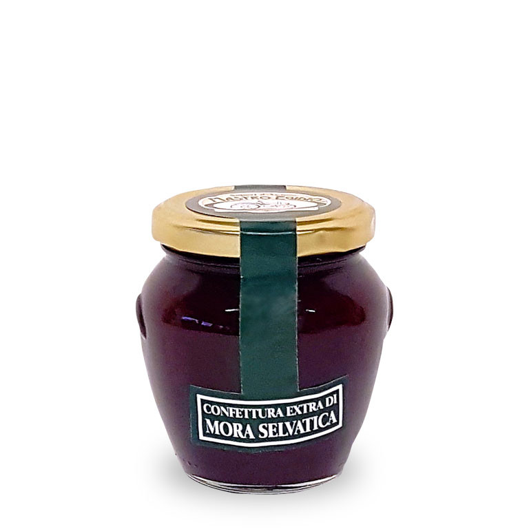 confettura extra di mora selvatica (wild blackberry jam) di 