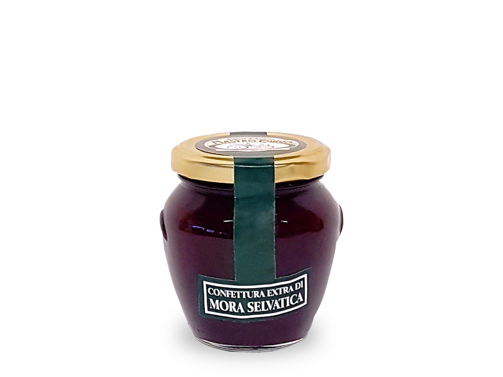 confettura extra di mora selvatica (wild blackberry jam) di "Mastro Egidio" di Italia dei Sapori"