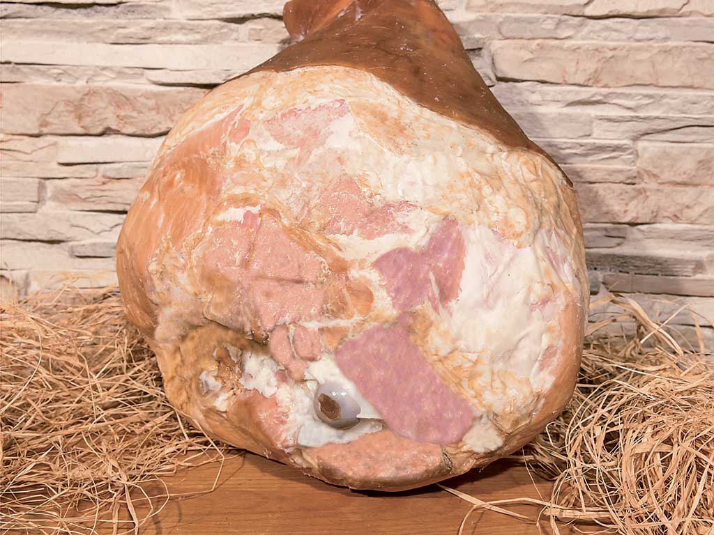 prosciutto cotto affumicato (smoked ham) de "I Salumi del Museo" di Italia dei Sapori