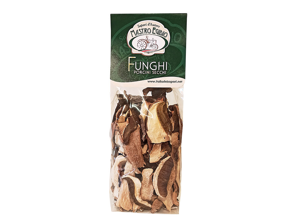 funghi porcini secchi (dried mushrooms) di "Mastro Egidio" di Italia dei Sapori